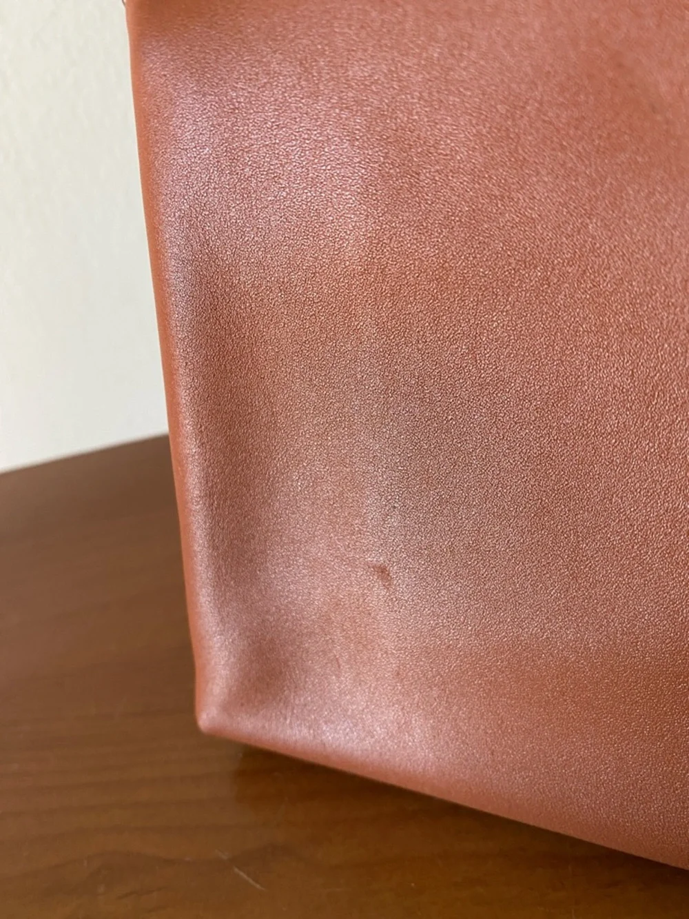 Tory Burch Miller Metal clutch Aged camello